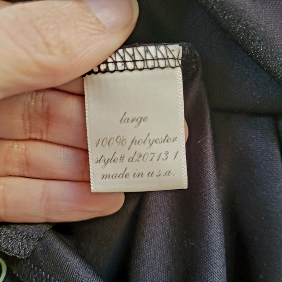 Black & Green Damask Fit & Flare Dress - Picture 6 of 7